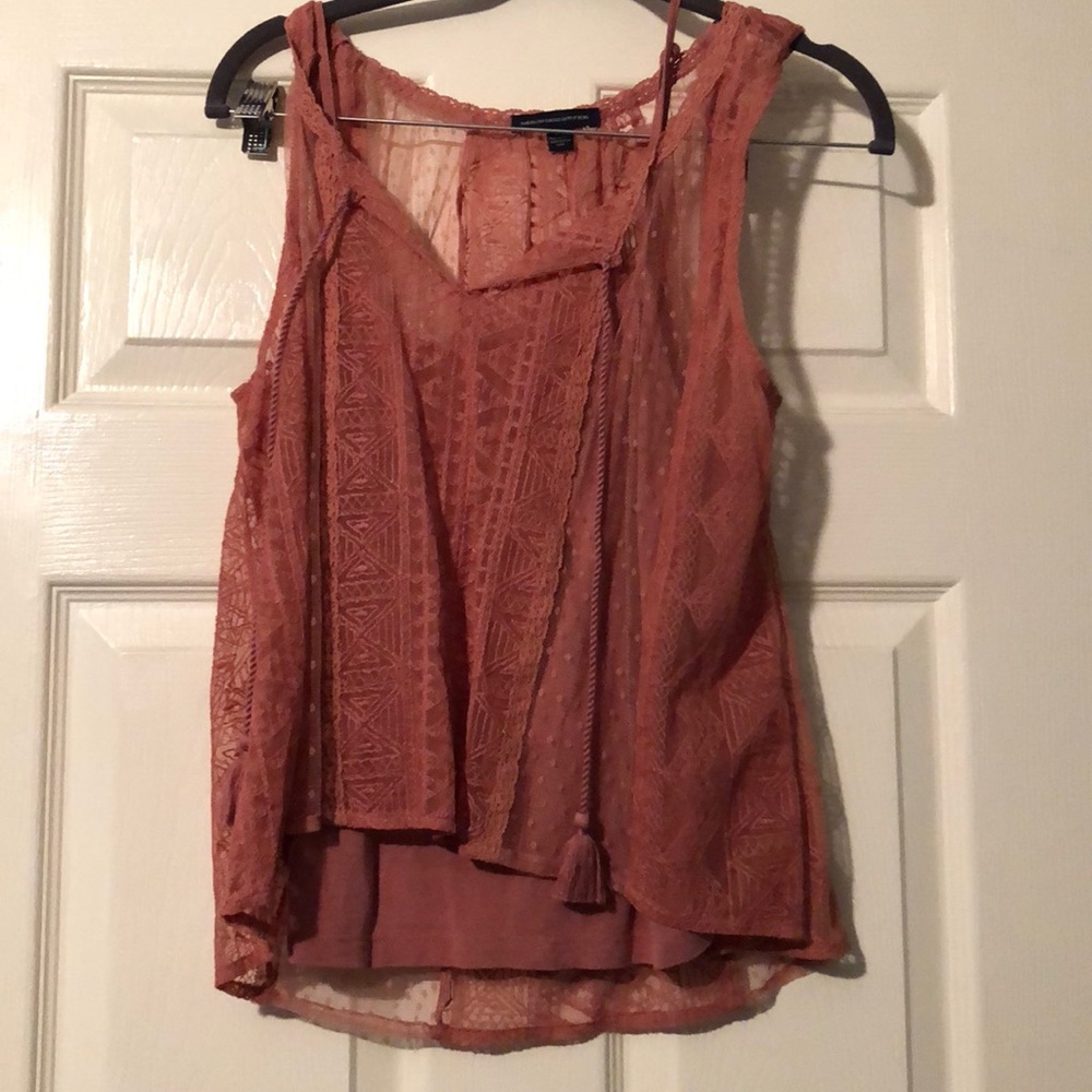 Pink blouse